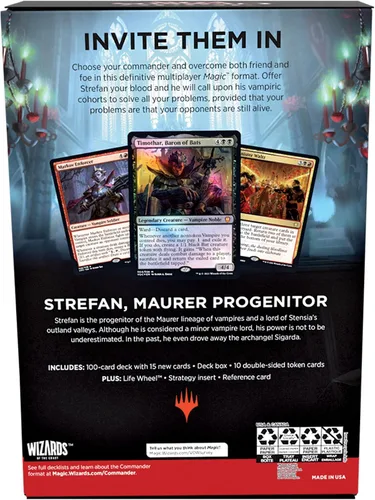 Vista 7 de Magic: The Gathering Innistrad: Carmesí Vow Commander Deck – Vampiric Bloodline (Negro-Rojo)