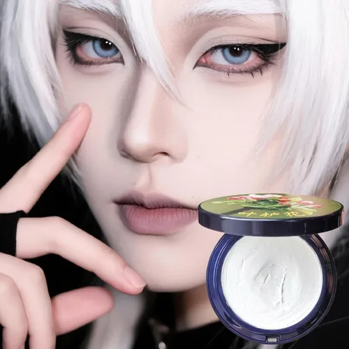 Vista 7 de Maquillaje facial blanco resistente al sudor no pegajoso de la base de cosméticos