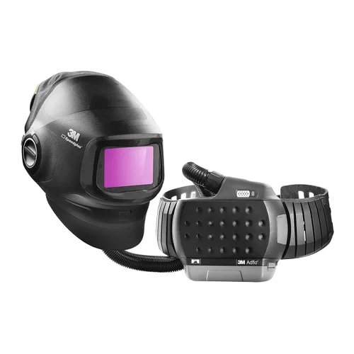 Vista 14 de Casco de soldadura 3M Speedglas G5-01 y conjunto PAPR Adflo de alta altitud, sin ADF, resistente con visera abatible, diseño compacto con suspensión