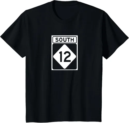 Vista 72 de Highway 12 South NC Outer Banks North Carolina Hwy - Camiseta, Negro, S