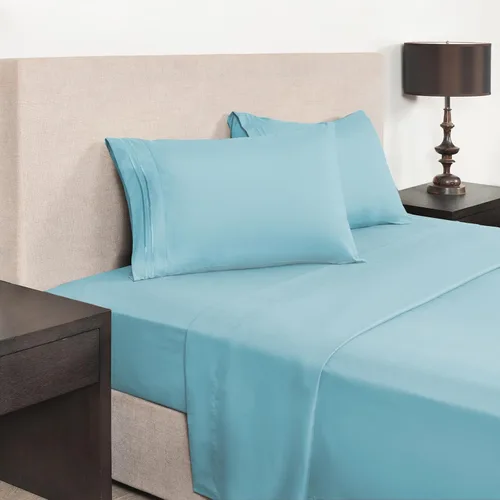 Vista 2 de Mejoroom Hotel Luxury Queen - Fundas de almohada de microfibra de 20 x 30 pulgadas, juego de 2 fundas de almohada suaves, acogedoras y transpirables