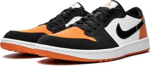 Vista 2 de Jordan Air 1 Retro Low Golf DD9315 800 - Tablero roto para hombre, talla 14, StarfishBlack-white