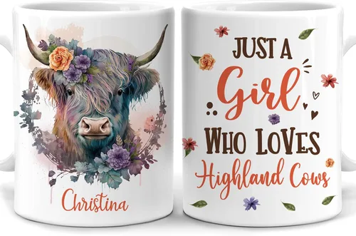Vista 9 de Hyturtle Taza de zorro personalizada para niñas y mujeres, regalos de cumpleaños para amantes de los zorros, regalos de zorro para mujeres, regalos