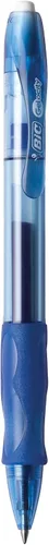 Vista 3 de BIC Gelocity Original - Bolígrafos de gel azul, punta media (0.7 mm), paquete de 12 unidades, bolígrafos de gel retráctiles con empuñadura cómoda