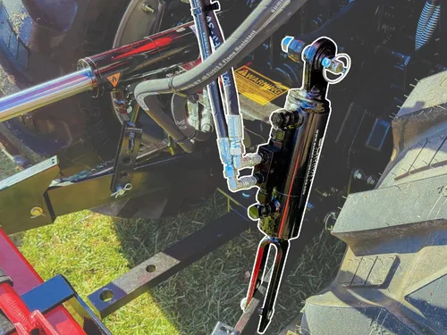 Vista 3 de Summit Hydraulics Kit superior e inclinable de doble efecto, cilindro de categoría 1 (parte superior: 16 ″ mínimo - 22 ″ máximo, 6 "carrera)