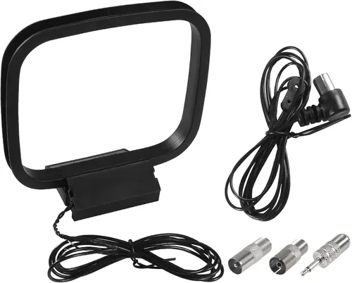 Vista 8 de Antena de bucle AM con mini conector de 3 pines compatible con radio interior Bluetooth receptor estéreo para el hogar AV AudioTheater