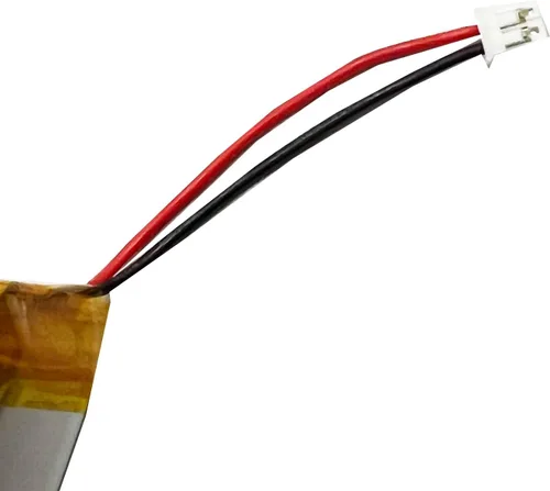 Vista 3 de Batería Lipo 102050 con conector JST de 2 cables para electrodomésticos (1000mah/3.7v)