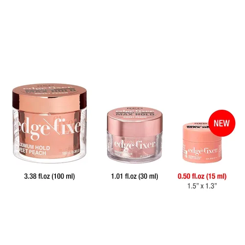 Vista 4 de Red by Kiss Edge Fixer - Gel para el cabello con infusión de biotina B7 de 24 horas, sin descamación