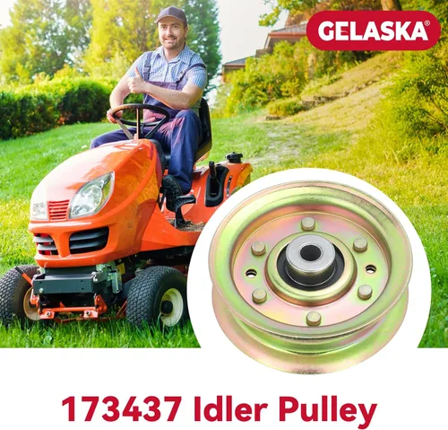 Vista 2 de GELASKA 131494 Polea tensora Craftsman reemplaza 165888 532173437 532173438 597025001 532165888 532131494 532155191 para Craftsman 42 pulgadas