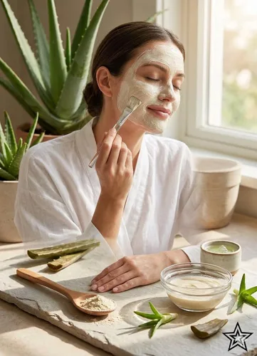 Vista 4 de Iyasa Holistics Aloe Vera orgánico en polvo de 8 onzas – Aloe Barbadensis hoja entera – Certificado USDA finamente molido, fórmula fácil de mezclar