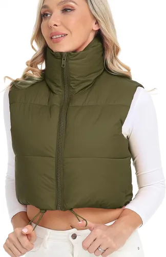 Vista 3 de Xeoxarel Chaleco acolchado reversible con bolsillos para mujer (XS-XXL)