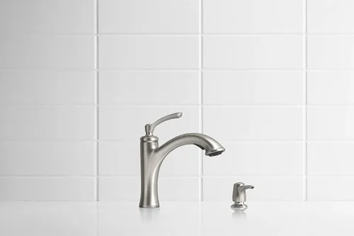 Vista 8 de Kohler K-R16399-SD-CP Elliston - Grifo para fregadero de cocina