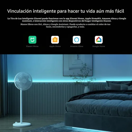 Vista 7 de Xiaomi Tira de luz inteligente (6.6 pies), compatible con Alexa, Google Assistant, aplicación Apple Homekit Home, compatible con WiFi