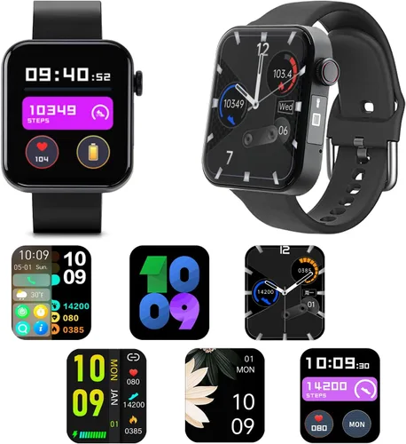 Vista 8 de Life Watch Monitor inteligente de frecuencia cardíaca y oxígeno en sangre Temperatura corporal Monitor de ejercicios Rastreador de pasos de fitness