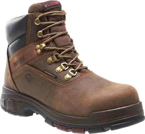 Vista 3 de WOLVERINE BOOTS Men's, Cabor 6 inch Composite Toe Waterproof Boots Coffee