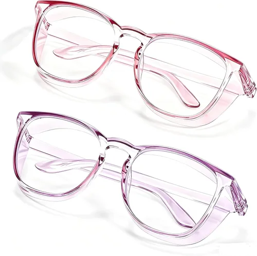 Vista 9 de Elegantes gafas de seguridad para mujeres y niñas, gafas anti-vaho, gafas protectoras, gafas transparentes