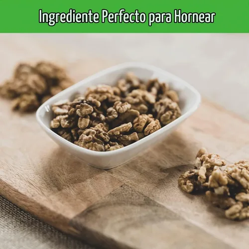 Vista 4 de Sincerely Nuts Nueces crudas sin cáscara (bolsa de 1 libra) Mitades y piezas de nuez sin cáscara Fácil de comer y cocinar directamente