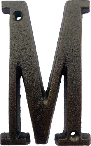 Vista 28 de BetLight Número de casa de hierro fundido de 5.5 pulgadas de alto, números de dirección de casa sólidos, elegante acabado marrón negro, fácil