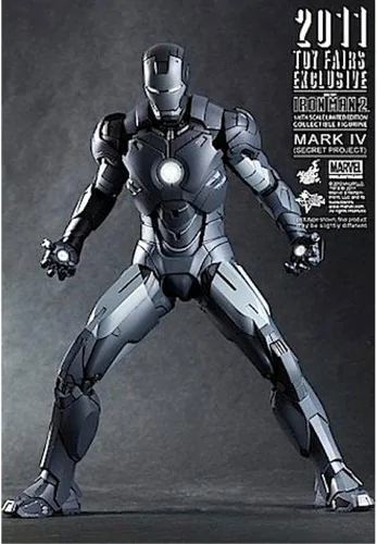 Vista 4 de Hot Toys Sideshow SDCC Marvel Iron Man Mark IV - Figura de proyecto secreto