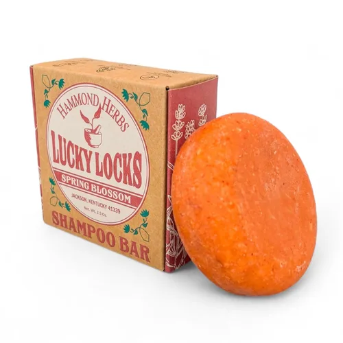 Vista 10 de Lucky Locks Citrus Sunshine Barra de champú natural Cuidado del cabello sin residuos Sin sulfatos