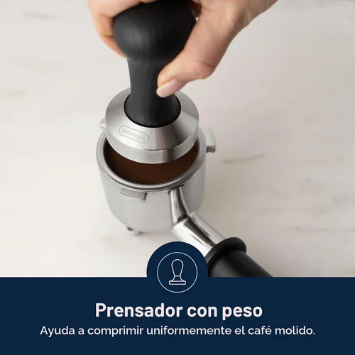 Vista 4 de De'Longhi DLSC080 - Tamper de café espresso de madera negra