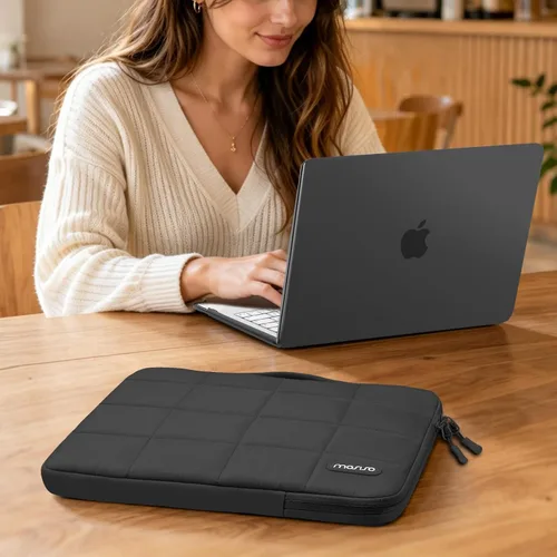 Vista 5 de MOSISO Funda compatible con MacBook Neo de 13 pulgadas versión 2026 A3404 Negro