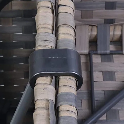 Vista 4 de lasenersm 5 clips de mimbre para muebles al aire libre, sofá, sillas de ratán, conector de sujeción, abrazadera de sujeción para patio al aire