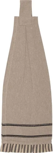 Vista 3 de VHC Brands Sawyer Mill Farmhouse Text - Alfombra de algodón cambray con lazo para tela de cocina, con lazo estarcido, juego de toallas, 6.5 x 18