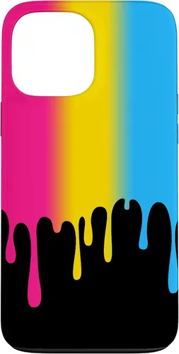 Vista 24 de Pan Pride LGBT+ Colorful Dripping Rainbow Pansexual Case for iPhone 17
