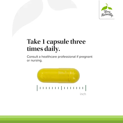 Vista 4 de Terry Naturally Berberina - Suplemento dietético con berberina - Suplemento de salud hepática para apoyo al metabolismo - Apoyo a la salud articular
