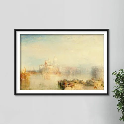 Vista 3 de William Turner - Venice The Dogana and San Giorgio Maggiore (1834) - Painting Photo Poster Print Art Gift - J. M. W. Turner Joseph Mallord