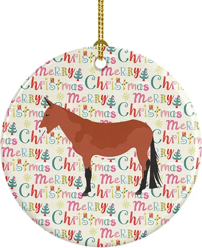 Vista 127 de Caroline's Treasures Adorno de cerámica de avestruz común para árbol de Navidad, decoración colgante para el hogar, Navidad, vacaciones, fiesta