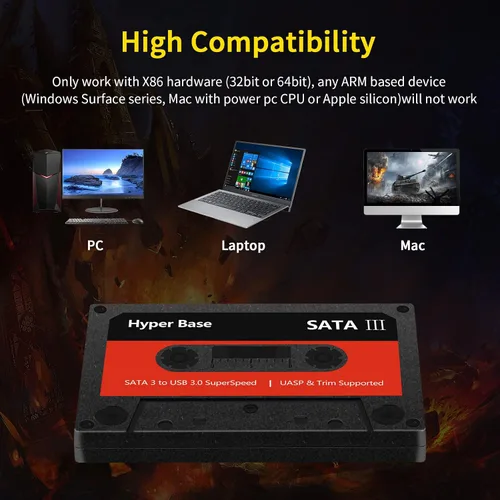 Vista 5 de 2TB External Hard Drive with 52247 Retro Games, Retro Game Console with Batocera 35 Game System, Plug and Play 84 Emulator Console Compatible with
