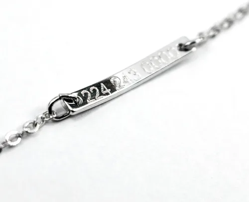 Vista 7 de Regalo personalizado Baby Name Bar opciones de joyería