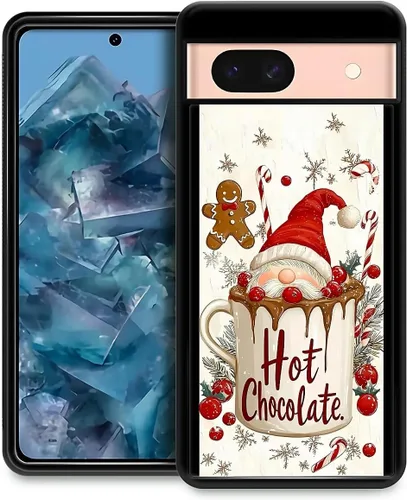 Vista 85 de Funda compatible con Google Pixel 4A 5G, Nochebuena, Google Pixel 4A 5G, delgada, suave, a prueba de golpes, TPU para mujeres y niñas, niños, funda
