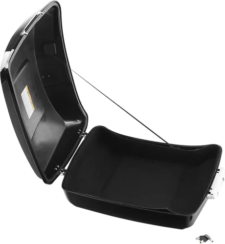 Vista 8 de TCT-MOTORPARTS Caja de cola de equipaje de viaje de motocicleta cortada de 10.7 pulgadas para Harley Touring 2014-2025 Road King Glide Street Glide