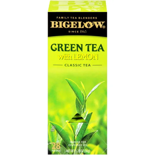 Vista 33 de Bigelow Té verde con melocotón, cajas de 20 unidades (paquete de 6) Té con cafeína con té verde y menta, 120 bolsas de té en total