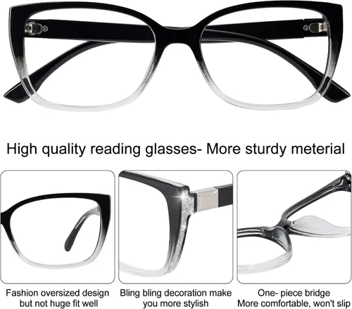 Vista 73 de OCCI CHIARI Gafas de lectura de moda para mujer y hombre
