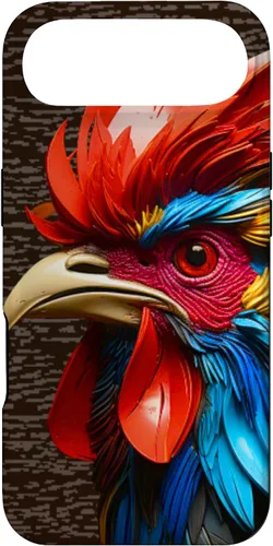 Vista 26 de Funda para teléfono iPhone XR Gallo Gallo de granja Animal Art Rooster