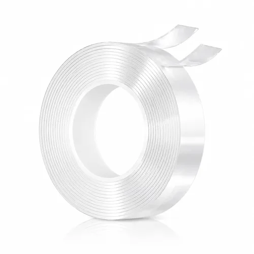 Vista 10 de Cinta nano doble cara resistente 1/2 '' × 10 pies extraíble lavable sin
