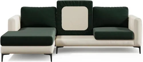Vista 10 de Nolan Interior Funda mágica para sofá, funda de terciopelo para sofá de asiento, a prueba de mascotas, fácil de instalar, funda elástica, pequeña