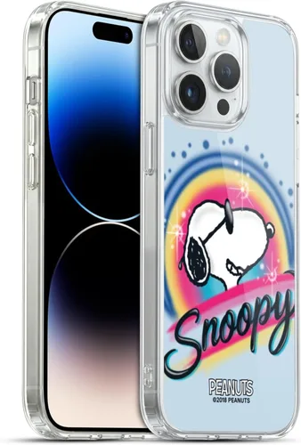 Vista 173 de Head Case Designs Funda de gel con licencia oficial de Peanuts Beach Surf Snoopy Boardwalk Airbrush [protección de grado militar] compatible