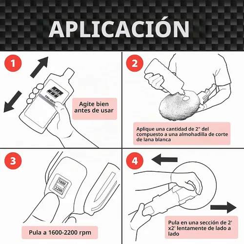 Vista 3 de Malco Tru Grit - Compuesto de abrillantado y pulido resistente para automóviles/corrección y detallado de pintura automotriz/elimina arañazos