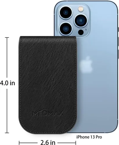Vista 7 de Funda protectora de piel sintética para Freestyle Libre 3 2 / Libre Reader, ligera, a prueba de golpes, funda de transporte para diabéticos con clip