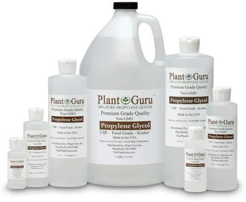 Vista 5 de Glicerina vegetal y propilenglicol 32 oz. Cada grado alimenticio USP Kosher 99.9% puro