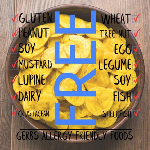 Vista 3 de Frutas secas GERBS, Top 14 libres de alergia alimentaria, sin sulfuro, sin conservantes, sin OMG, vegano