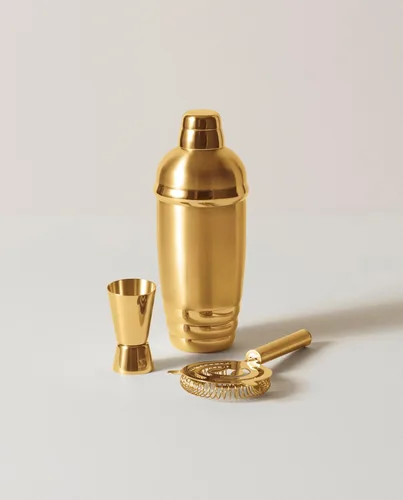Vista 2 de Lenox 894421 Tuscany Classics Gold - Juego de coctelera y colador