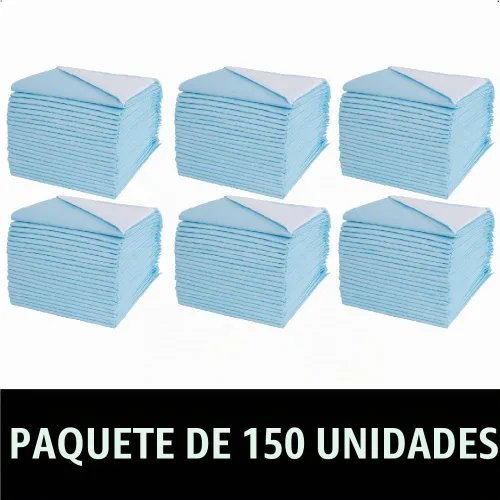 Vista 7 de Almohadillas desechables para cachorros Gorilla Guard, 150 unidades de 28x34 pulgadas, almohadillas de 5 capas para orina de perros, almohadilla