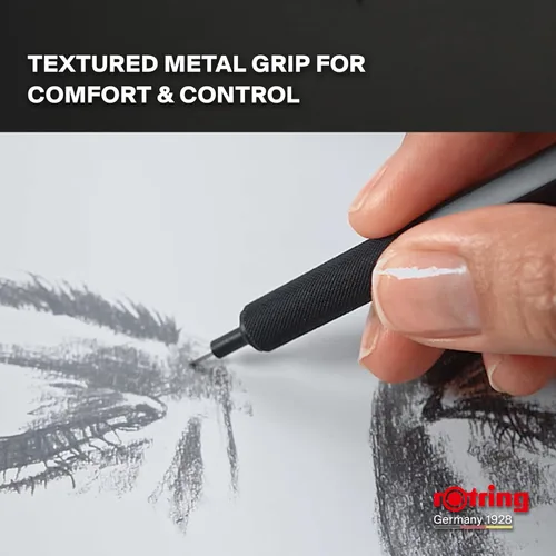 Vista 3 de Rotring Lápiz mecánico 500, barril azul, 0.5mm
