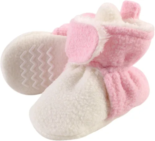 Vista 10 de Hudson Baby Botines unisex de forro polar y sherpa sintético para bebé Oso